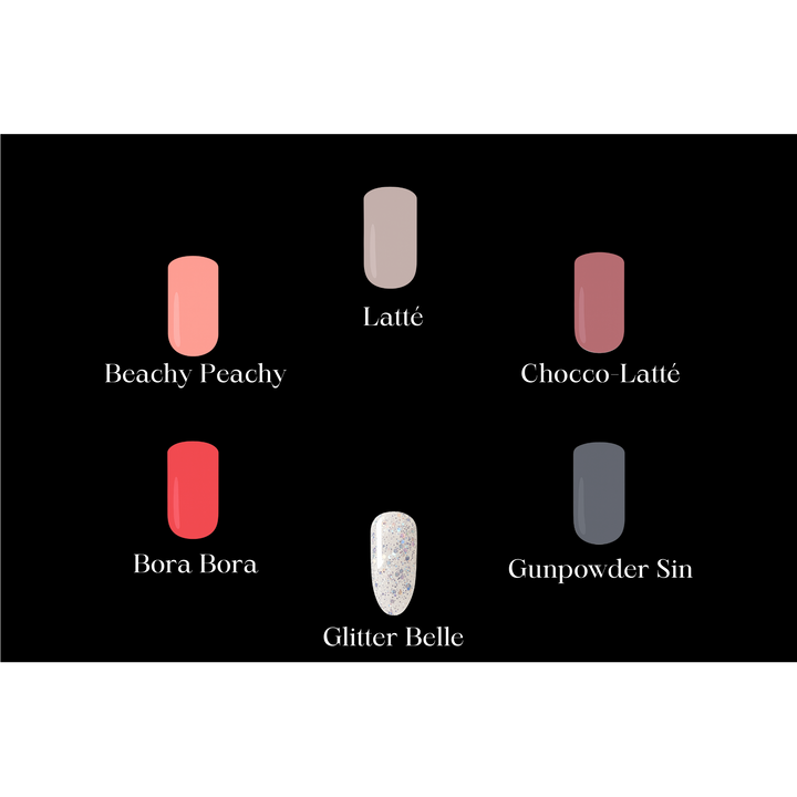 Gel Polish Essentials Kit Colours