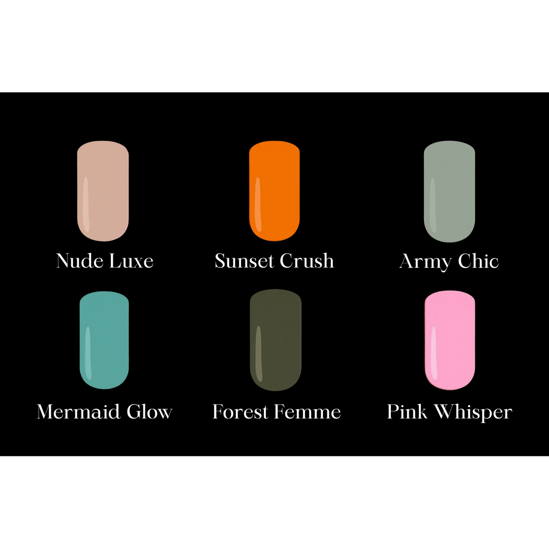 Belle Beauty Beginner Kit Gel Nail Polish Colours