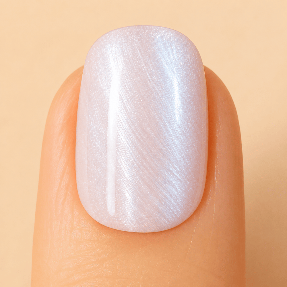 Glow up Gel Nail Polish applied to a nail.
