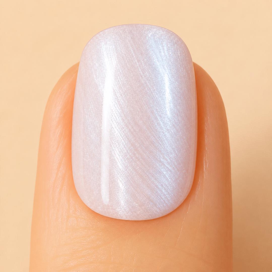 Glow up Gel Nail Polish applied to a nail.
