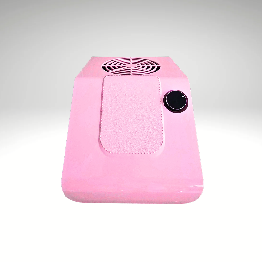 Rear view of Belle Beauty's Nail Dust Collector with hand pad